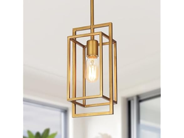 KSANA Gold Pendant Lighting, Modern Antique