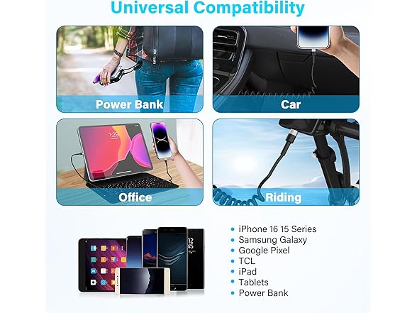 Veeloon Coiled Car Carplay Cable