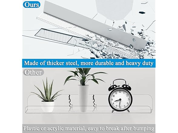 DTUQYX Magnetic Bookshelf 17" 2-Pack