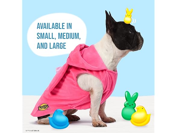 Peeps for Pets Officially Licensed Pink Bunny, Small
