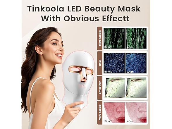 tinkoola Red Light Therapy Mask
