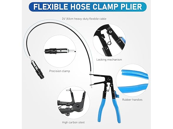 ATPEAM 9pcs Hose Clamp Pliers Set