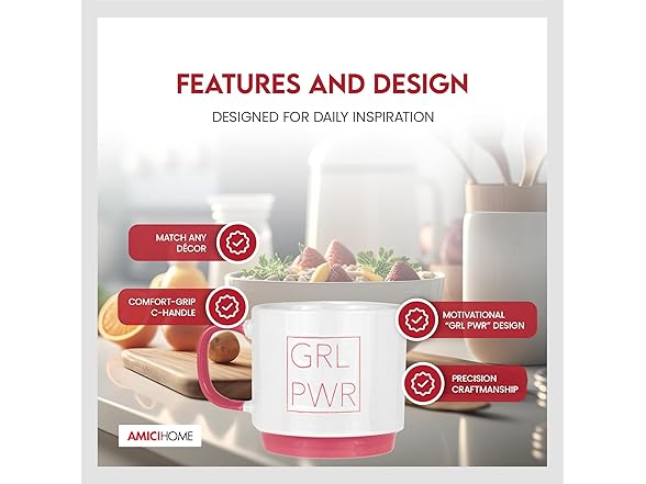 Amici 20 Oz Girl Power Mug