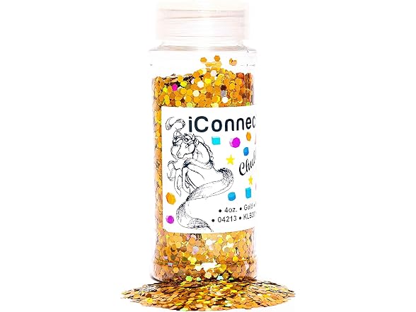 iConnectWith Glitter – Gold, Chubby