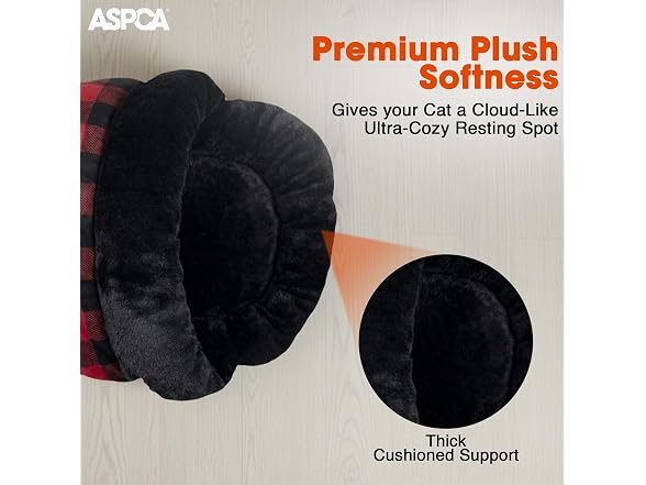 ASPCA Slipper Cave Bed for Cats & Small Pets
