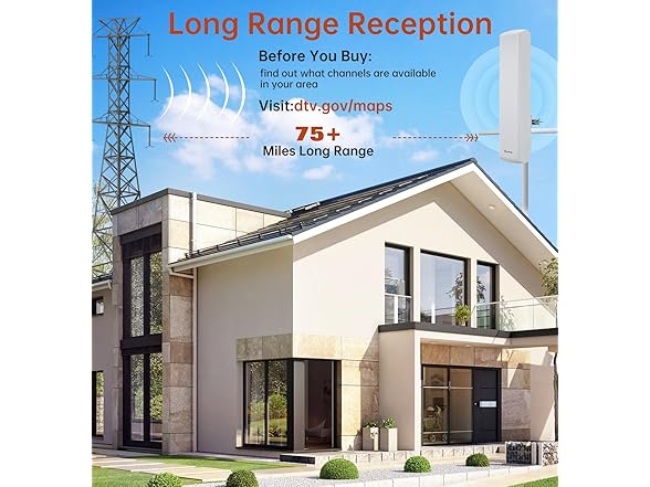 AIRBUFF Outdoor HDTV Antenna
