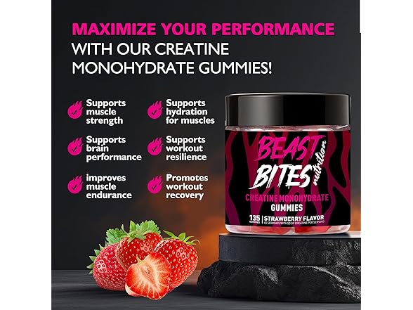 BEAST BITES Creatine Monohydrate Gum