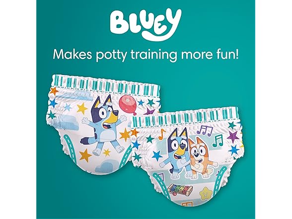 Pampers Easy Ups Bluey Training Pants 5T6T 84ct