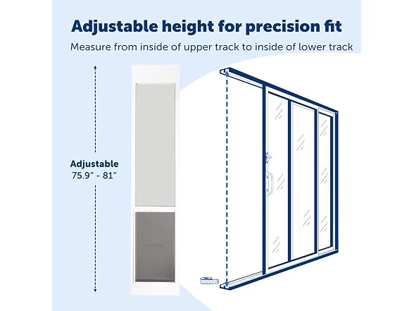 PetSafe Sliding Glass Pet Door, 1 Piece, Dog