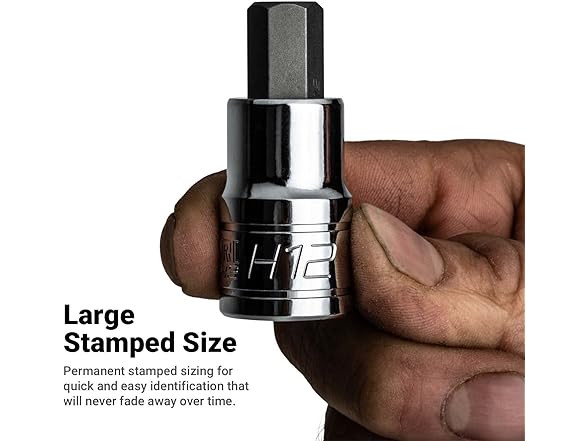 Capri Tools 12 mm Hex Bit Socket