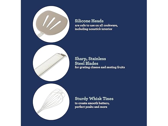 Oster Newcrest 5-Piece Kitchen Utensil Set