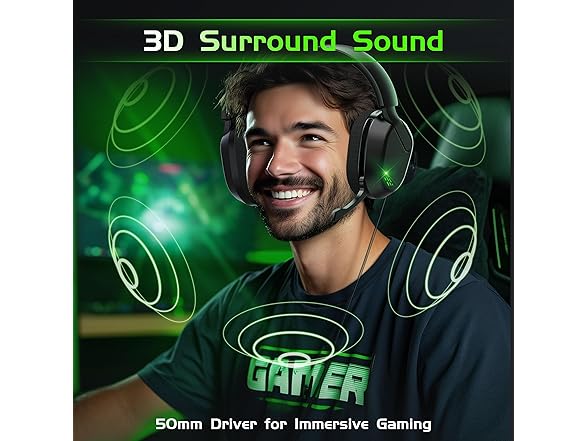 Gvyugke Wireless Headset for Gaming