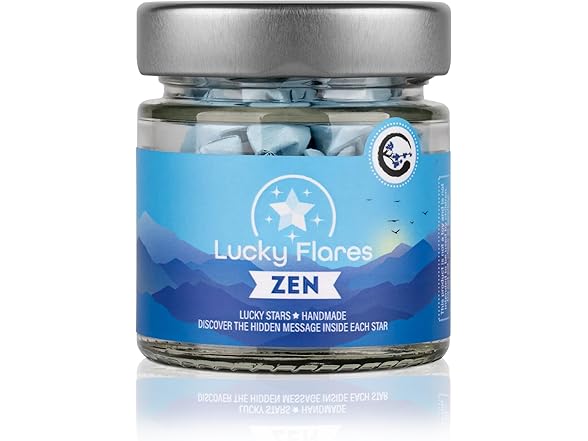 Lucky Flares Zen Jar-Mindful Messages