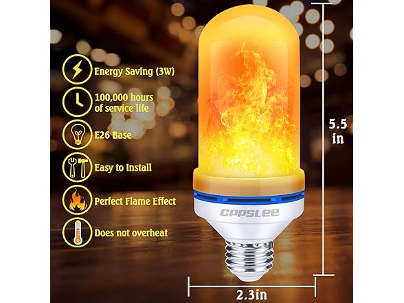 Flame Light Bulbs