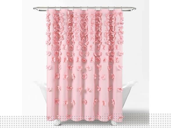 Lush Decor Riley Shower Curtain, 72" W x 72" L