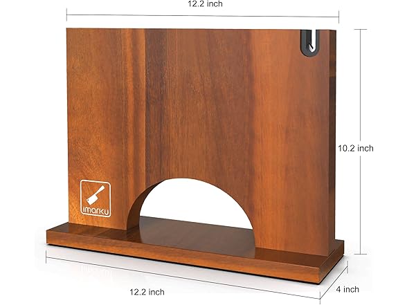 imarku Magnetic Knife Block 12" x 10"