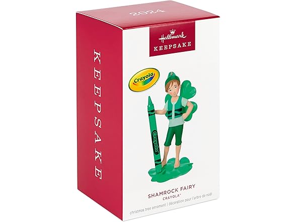 Hallmark Crayola Shamrock Fairy Ornament