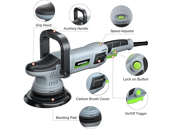 WORKPRO Buffer Polisher Green