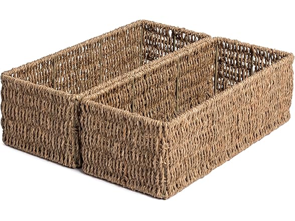 JS HANGER Toilet Paper Storage Basket Set of 2