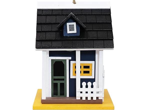 Sunnydaze Decor HB-631 Birdhouse w/ Solar, Charming Cottage