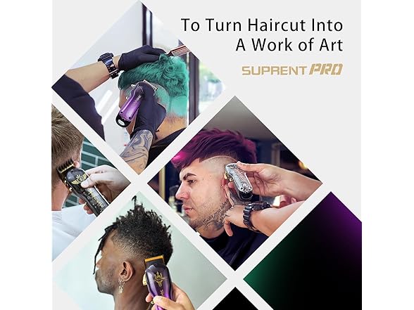 SUPRENT PRO Professional Hair Clippers for Men