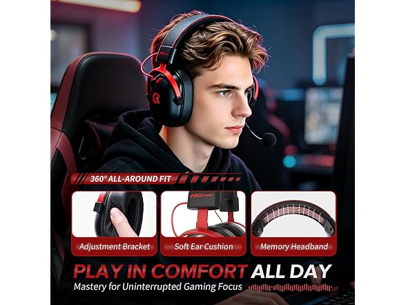 Wireless Gaming Headset with Charging Station
