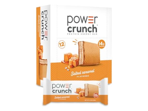 Power Crunch Salted Caramel Bars 12ct