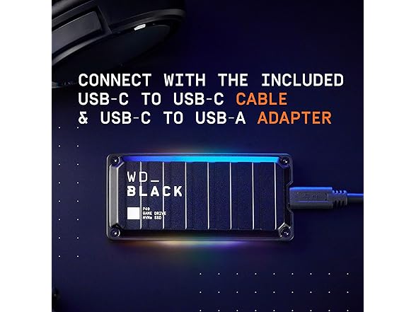 Western Digital 1TB P40 GameDrive SSD WDBAWY0010BBK-WESN (Open Box)