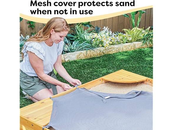 KidKraft Wooden Backyard Sandbox