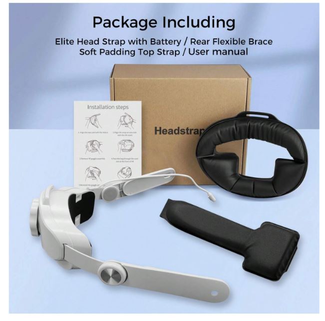 Alpha Digital Quest 3 Head Strap w/ 6,000mAh Battery - Gallery 16
