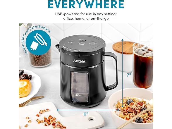 AROMA 5-Minute Instant Cold Brew Maker