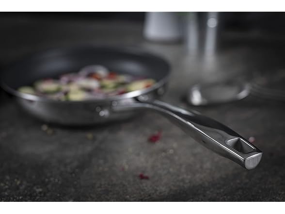 Kuhn Rikon Induction Frying Pan, 8 inch/20 cm, Silver