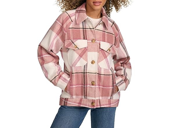 Levi's Women Zoe Relaxed Wool Shirt Jacket