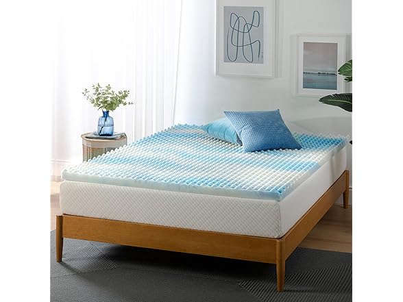 ZINUS 2" Swirl Gel Cooling Memory Foam Full Mattress