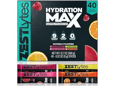 $16.99, Was $29.99, 43% Off! ZestLytes Electrolyte Hydration Packets dealfomo