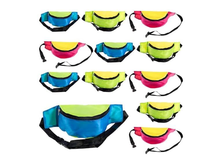 Two-Tone Fanny Pack 12PK
