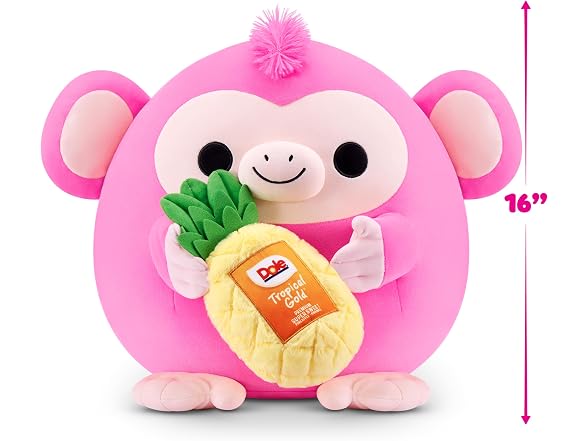 Snackles Series 2 16-inch Monkey&Dole Pinapple