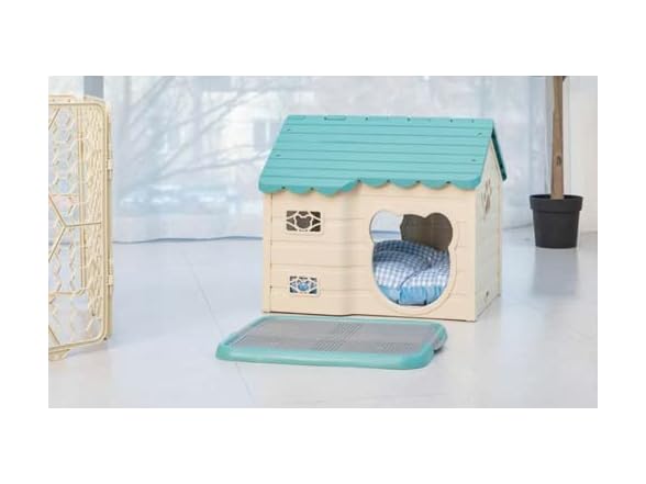 Indoor Dog Potty Training Toilet Tray Pad Hol