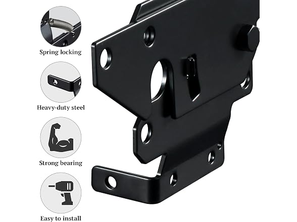 SKYSEN Carbon Steel Fence Post Latch
