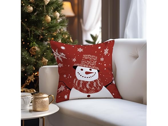 AgQrDkrc Christmas Pillow Covers 18x18