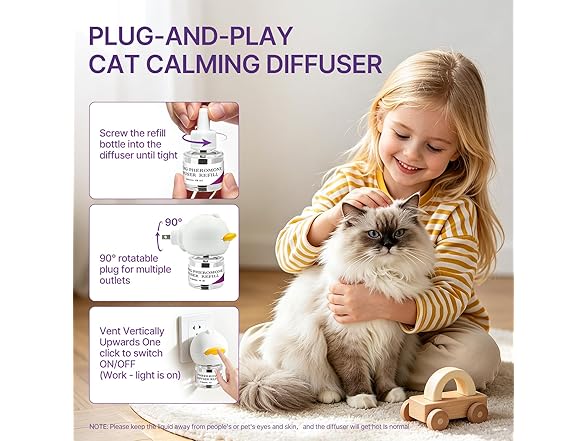 Lxbenpink Cat Calming Diffuser