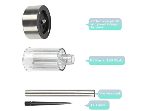 10 Pack Solar Patio Garden Path Lights