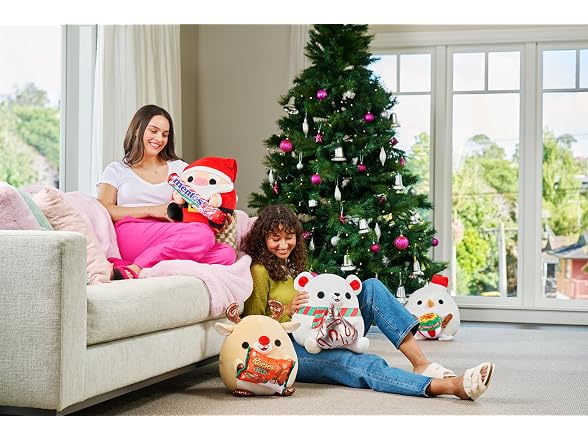 Snackles Christmas Snowman & Chupachups 14 Inch Plush