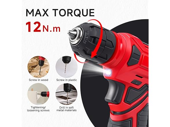 Prekull Tool Set with 8V Cordless Drill