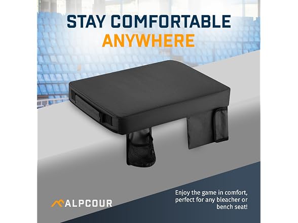 Alpcour 2PK Heated Stadium Seat Cushion