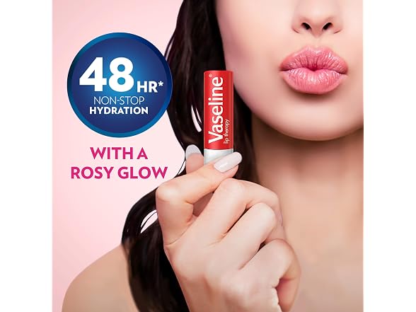 Vaseline Lip Therapy Rosy Balm 0.16oz