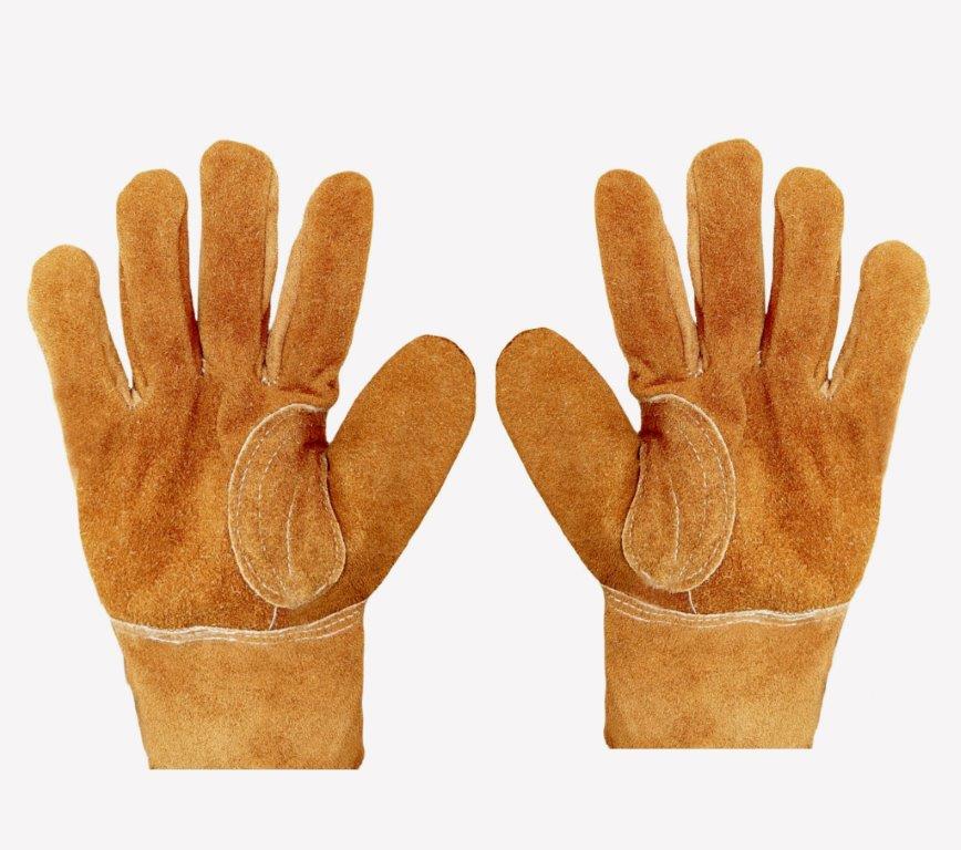 EXXO Split Leather Heavy Duty Gloves, Lg 3Pr - Gallery 5