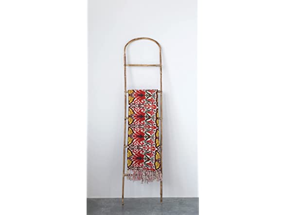 Decorative Bamboo Blanket Ladder