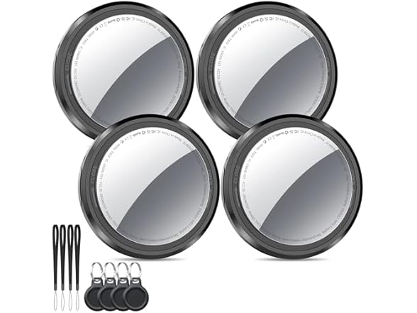 (Pack of 4) QCOQ Air Tracker Tags