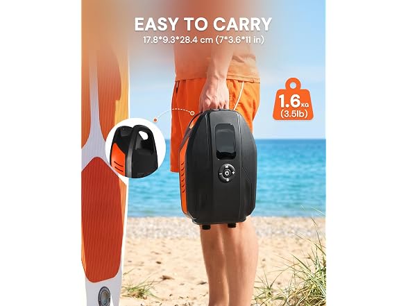 Paddle Board Electric Pump, 18000mAh